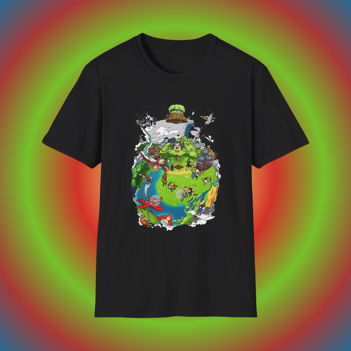 Miyazaki's Dreamscape - Unisex Softstyle T-Shirt