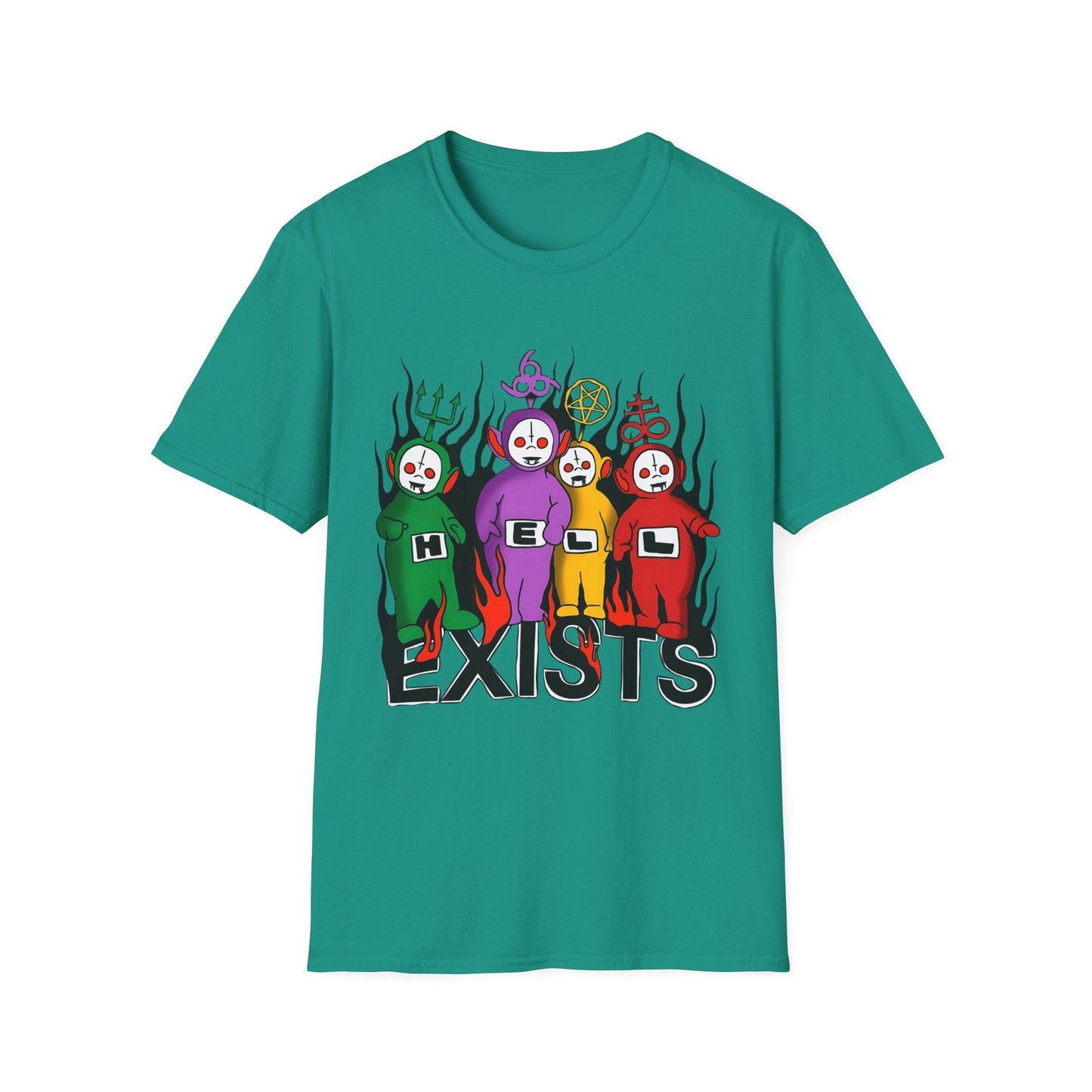 Hell Exists - Unisex Softstyle T-Shirt