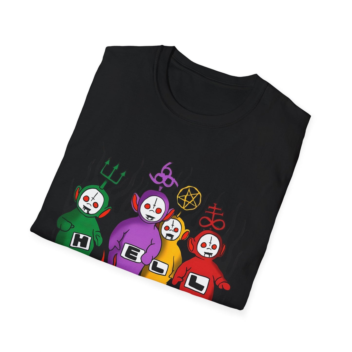 Hell Exists - Unisex Softstyle T-Shirt