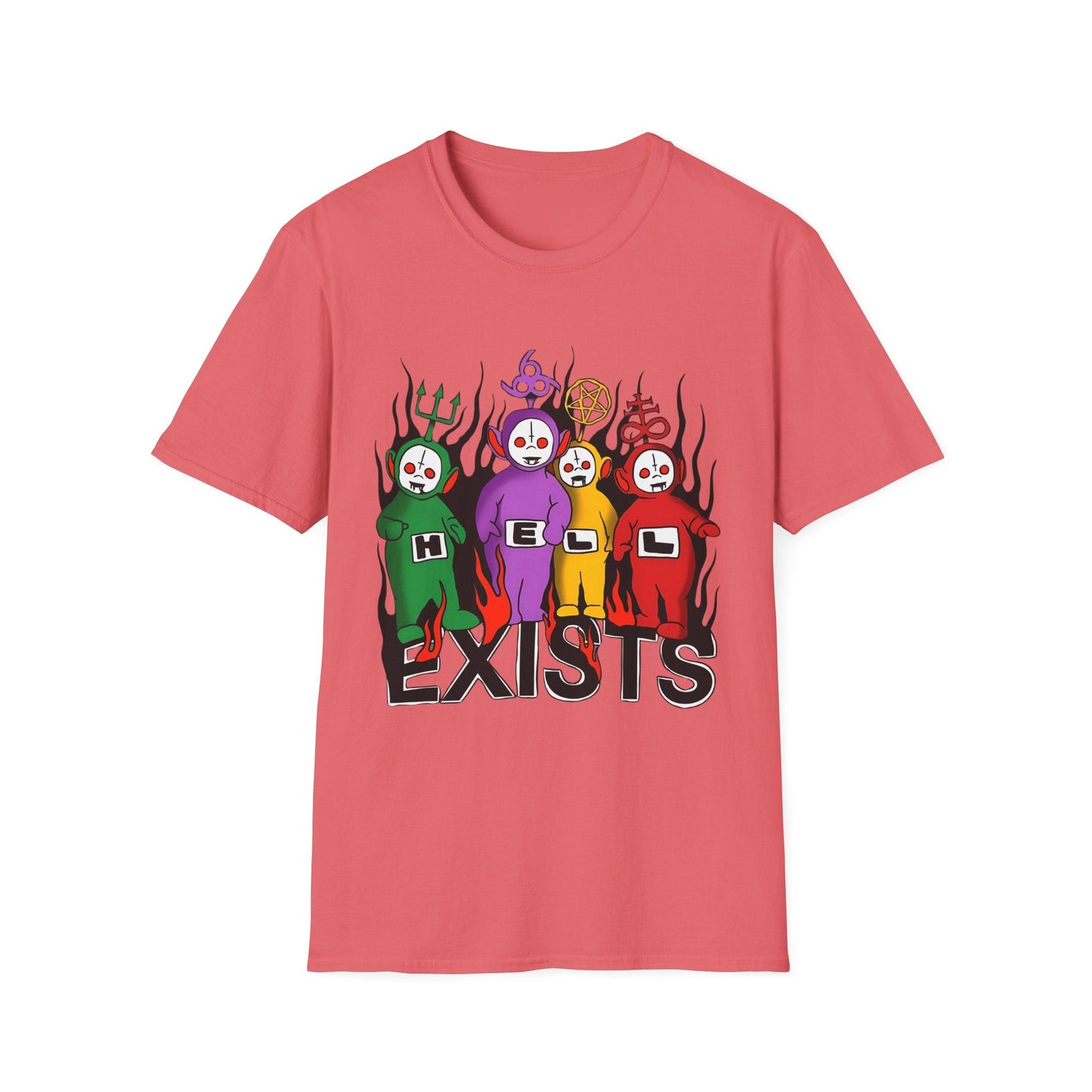 Hell Exists - Unisex Softstyle T-Shirt