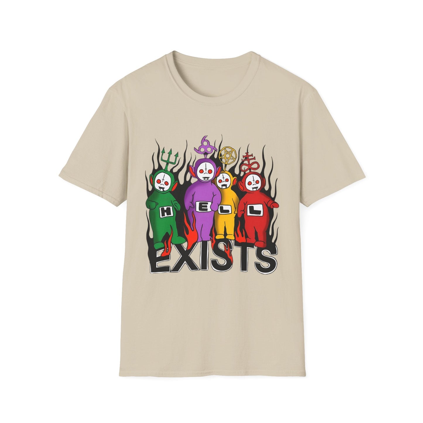 Hell Exists - Unisex Softstyle T-Shirt