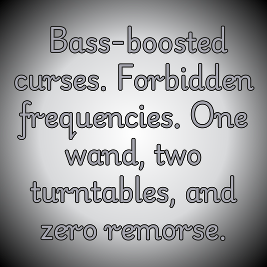 He-Who-Spins-Records - Vintage Washed Heavyweight Oversized Tee