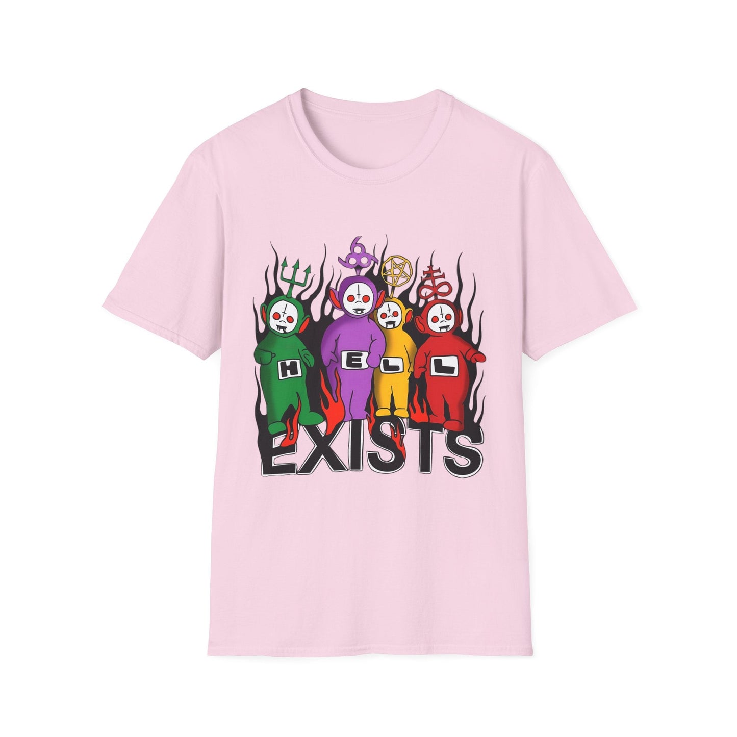 Hell Exists - Unisex Softstyle T-Shirt