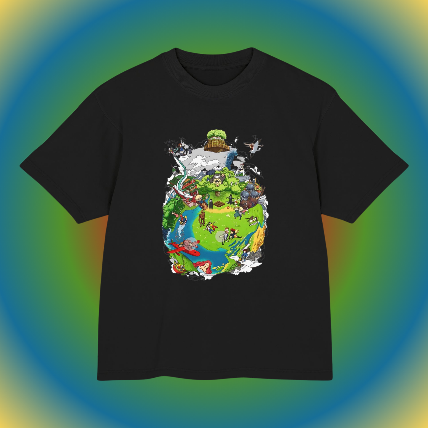 Miyazaki's Dreamscape - Anime Shirt | Fantasy Movie Shirt | Japanese Cinema Shirt