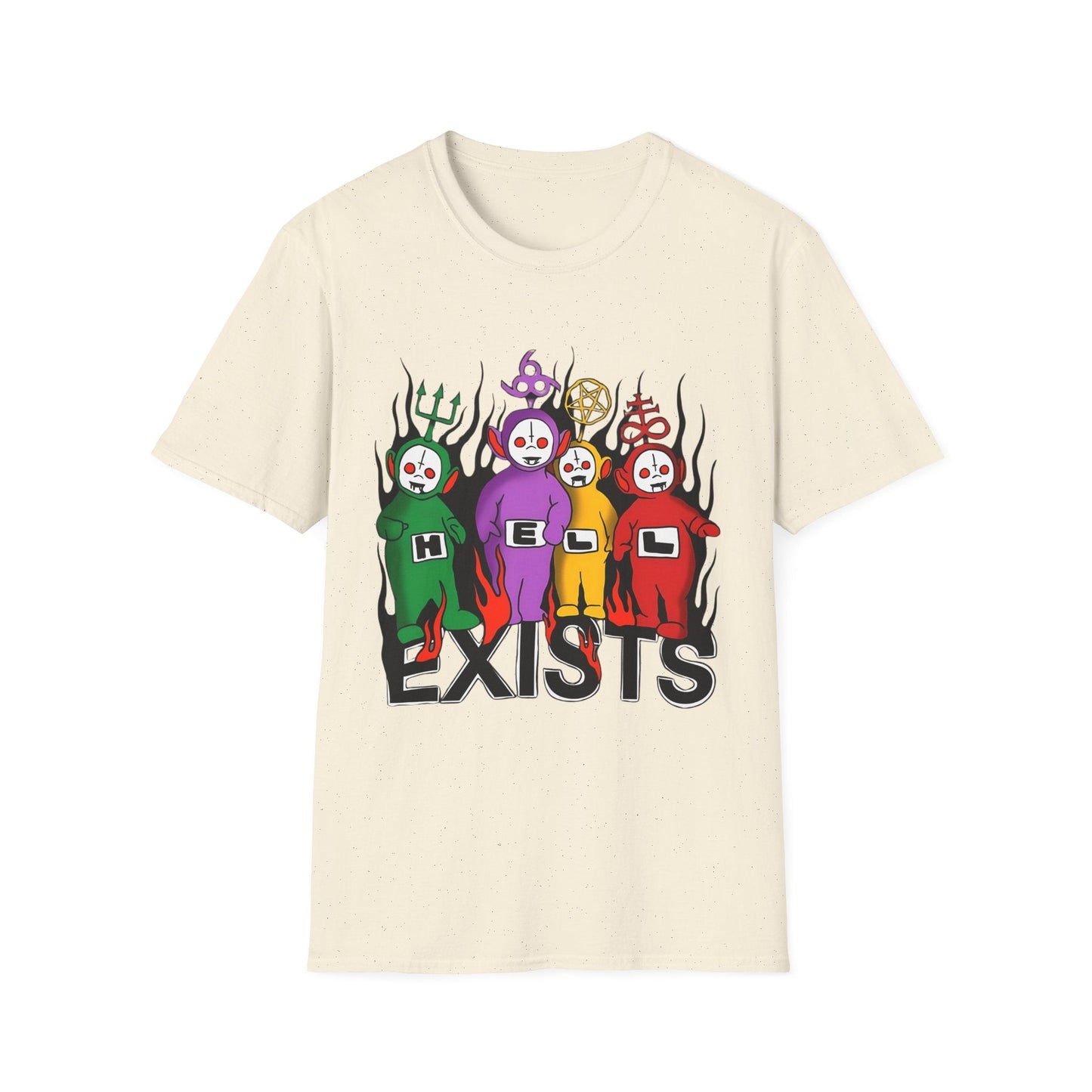 Hell Exists - Unisex Softstyle T-Shirt