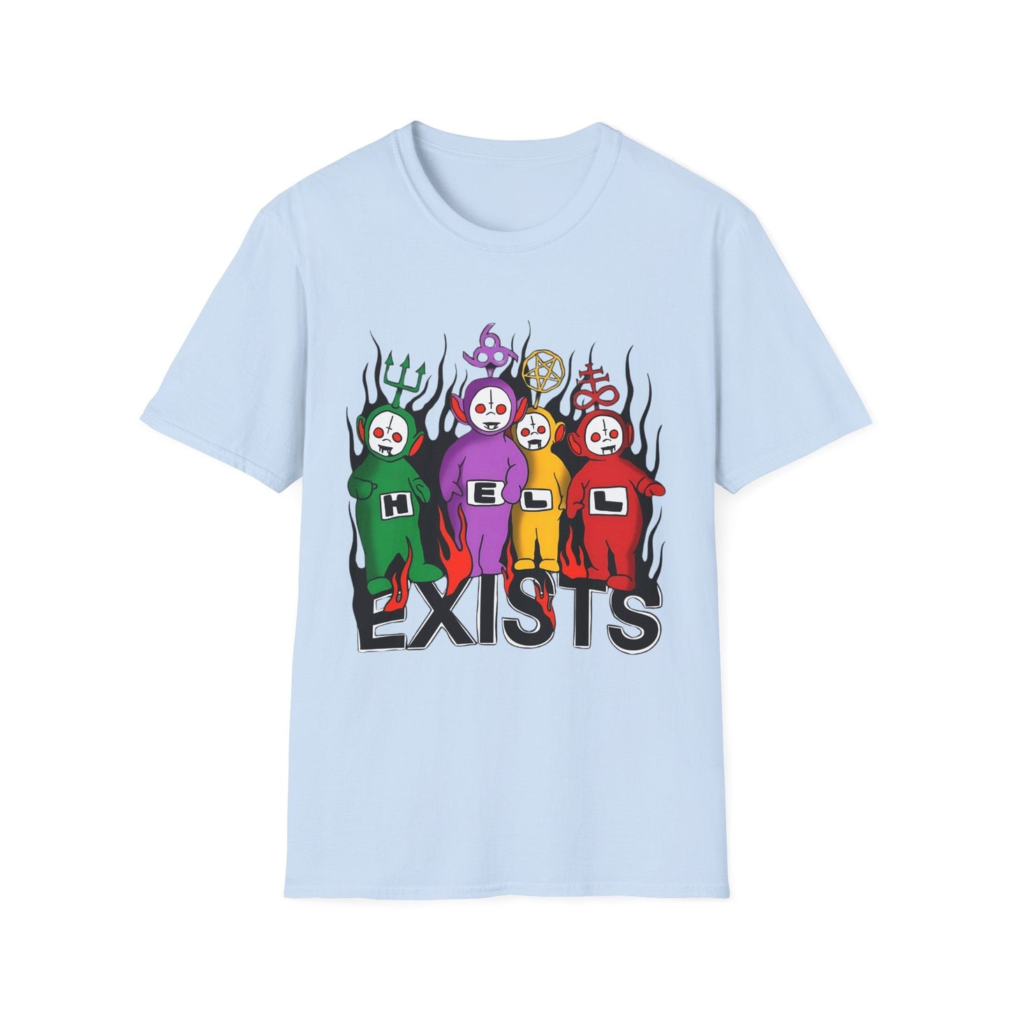 Hell Exists - Unisex Softstyle T-Shirt