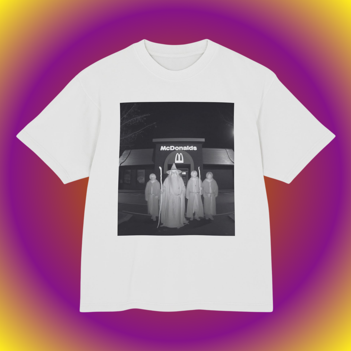 McMiddle-Earth Munchies - Wizard Shirt | Fantasy Movie Shirt | Rave Shirt
