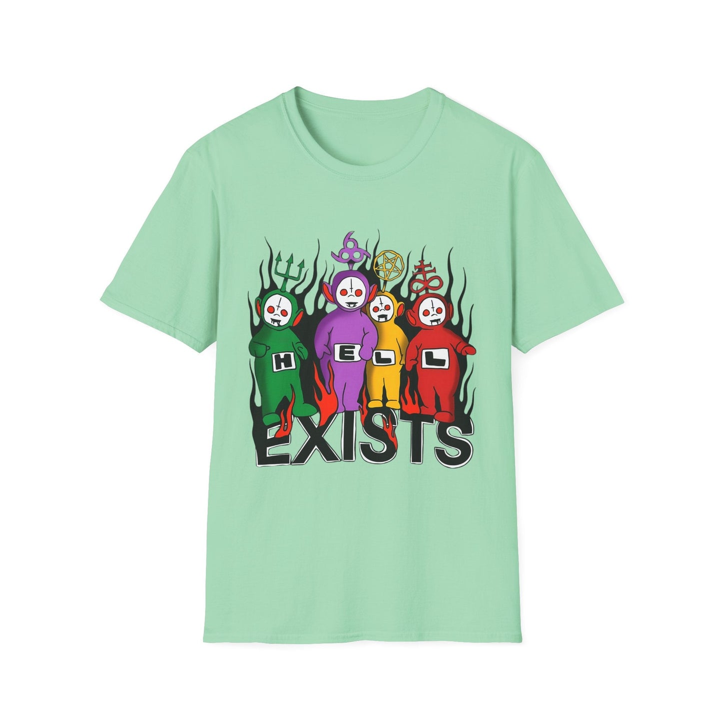 Hell Exists - Unisex Softstyle T-Shirt