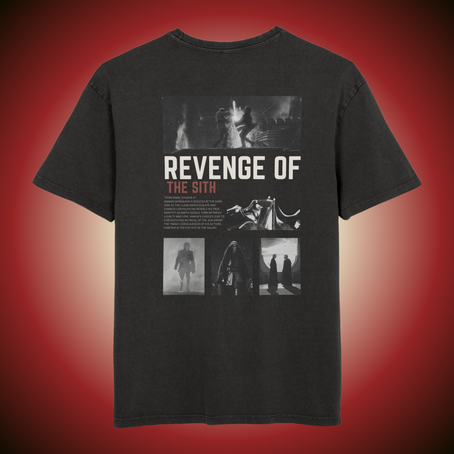 Revenge of the Sith Vintage Washed Heavyweight Oversized Tee