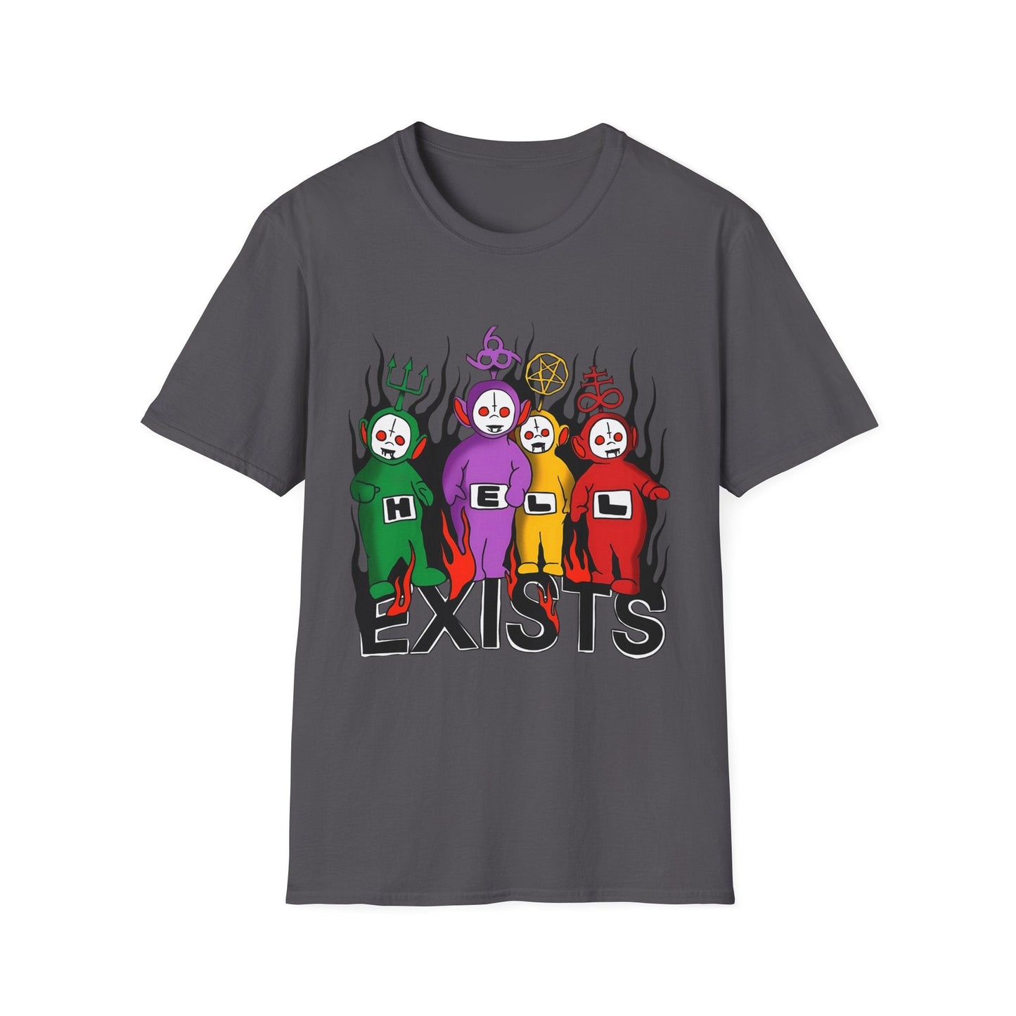 Hell Exists - Unisex Softstyle T-Shirt