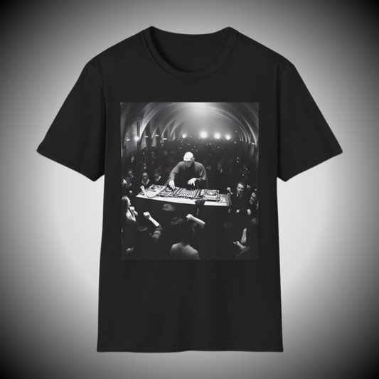 He-Who-Spins-Records - Unisex Softstyle T-Shirt