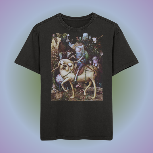 Finn’s Odyssey Vintage Washed Heavyweight Oversized Tee