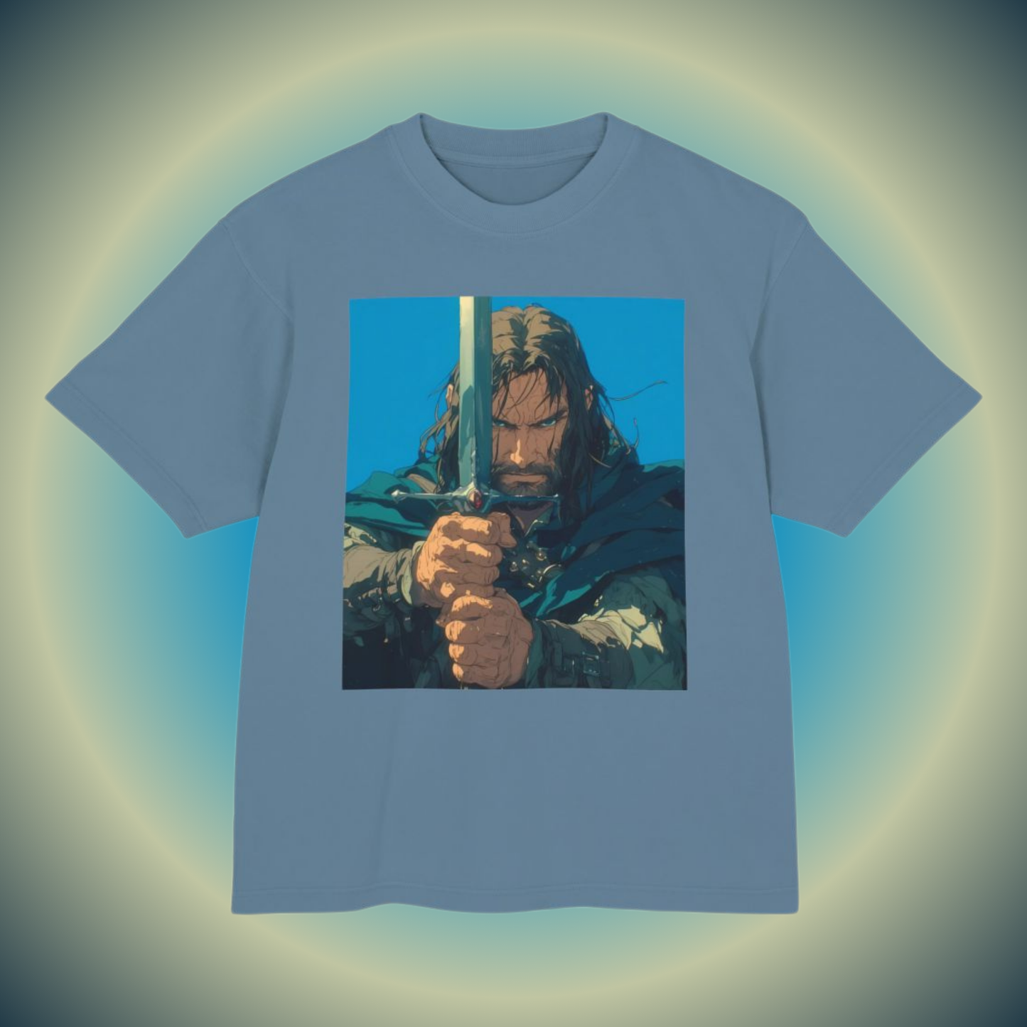 Camiseta de anime Aragorn | Camiseta de película de fantasía | Camiseta de manga