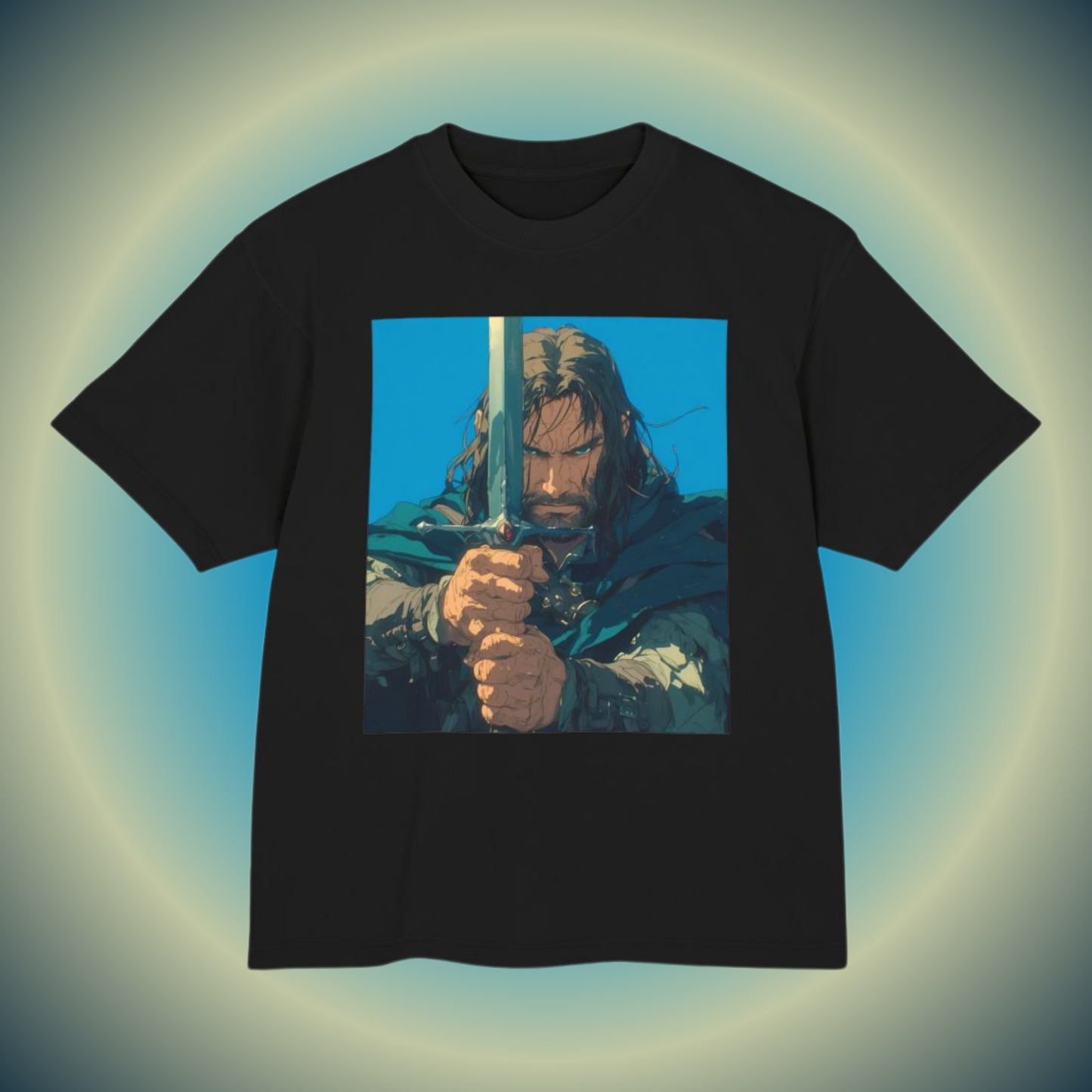 Camiseta de anime Aragorn | Camiseta de película de fantasía | Camiseta de manga