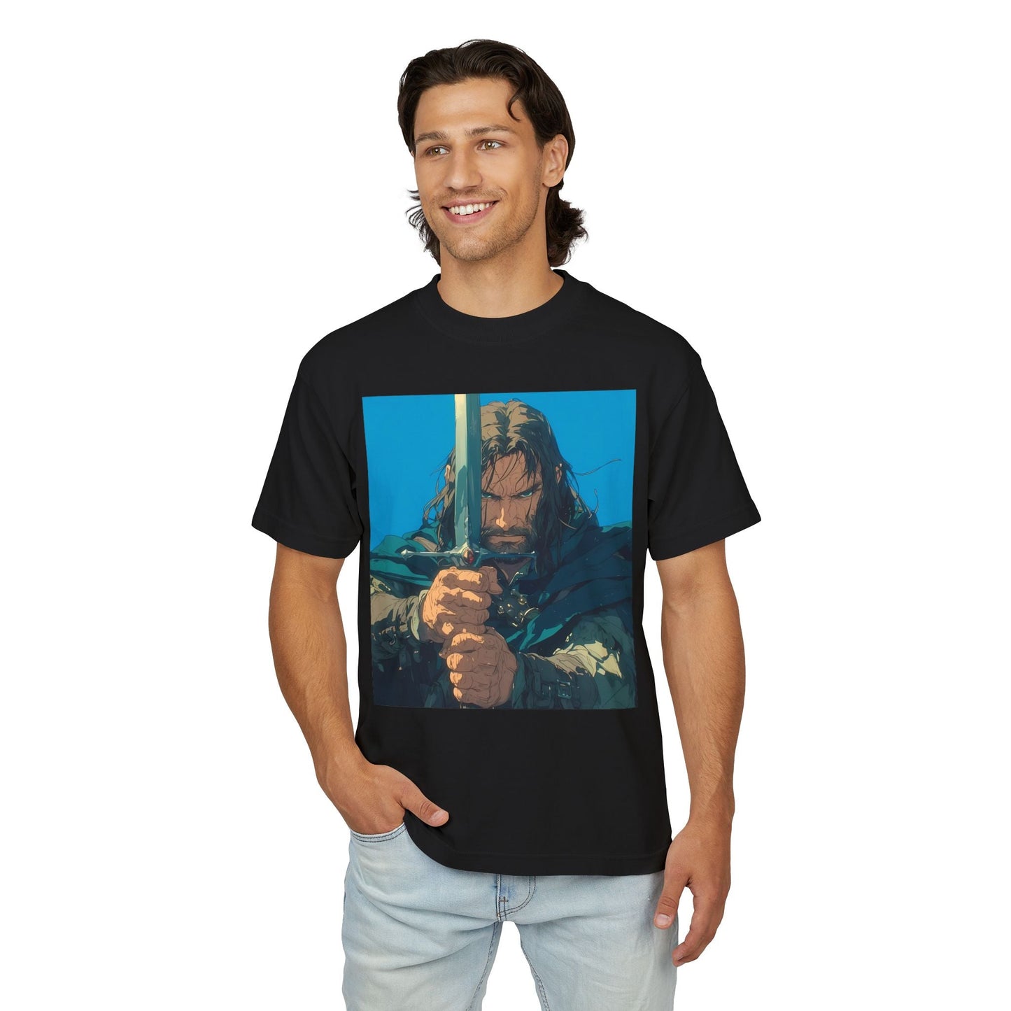 Camiseta de anime Aragorn | Camiseta de película de fantasía | Camiseta de manga