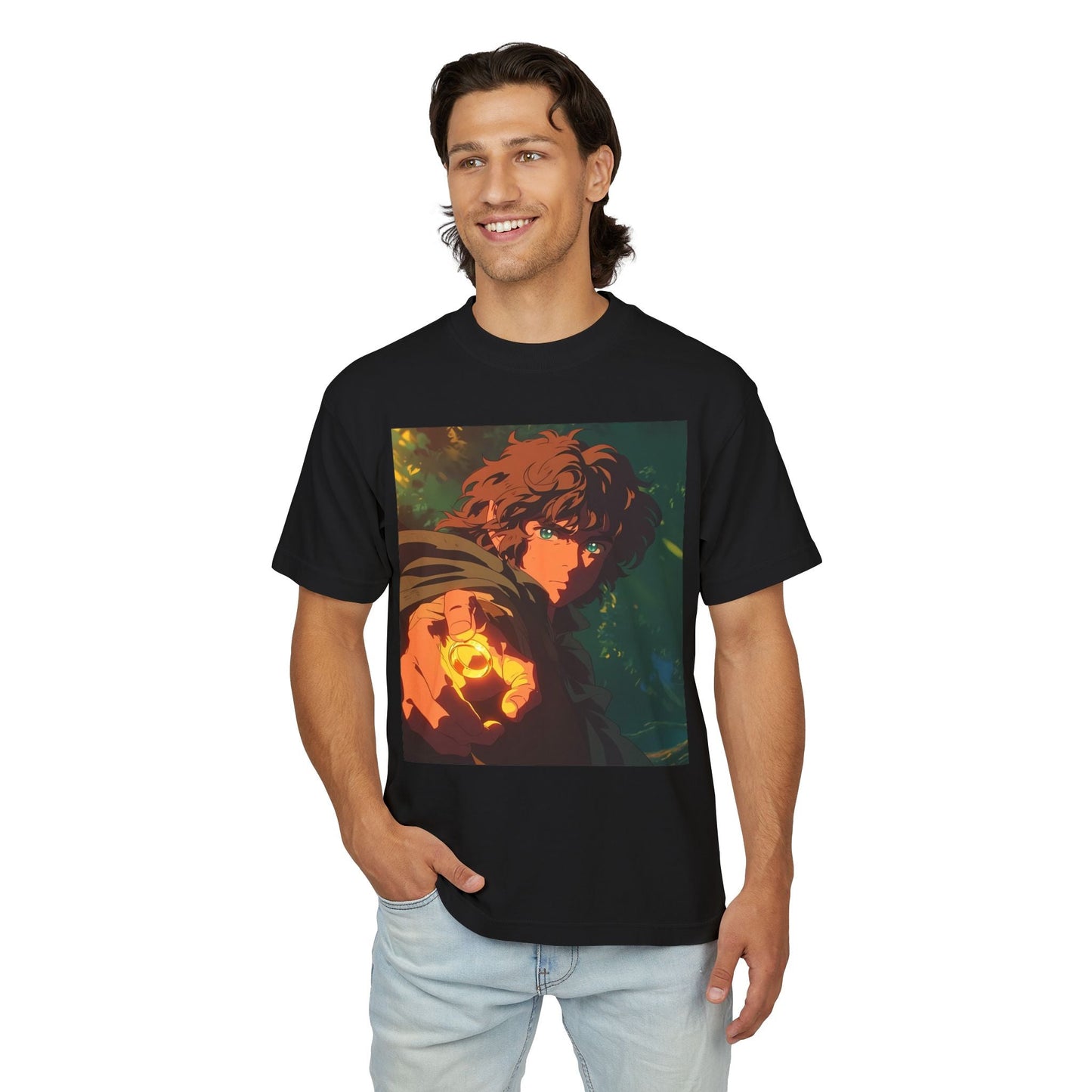 Anime Frodo - Anime Shirt | Fantasy Movie Shirt | Manga Shirt