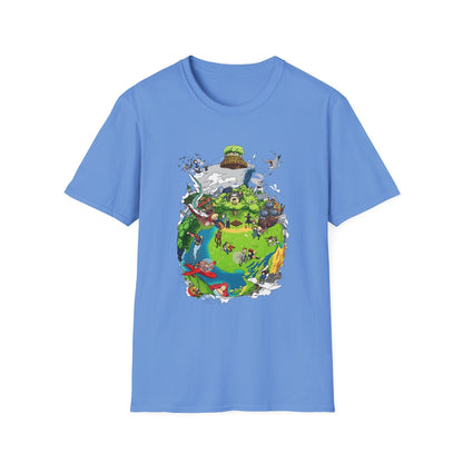 Under $25 Unisex Softstyle T-Shirt - Miyazaki's Dreamscape - Anime Shirt | Fantasy Movie Shirt | Jap