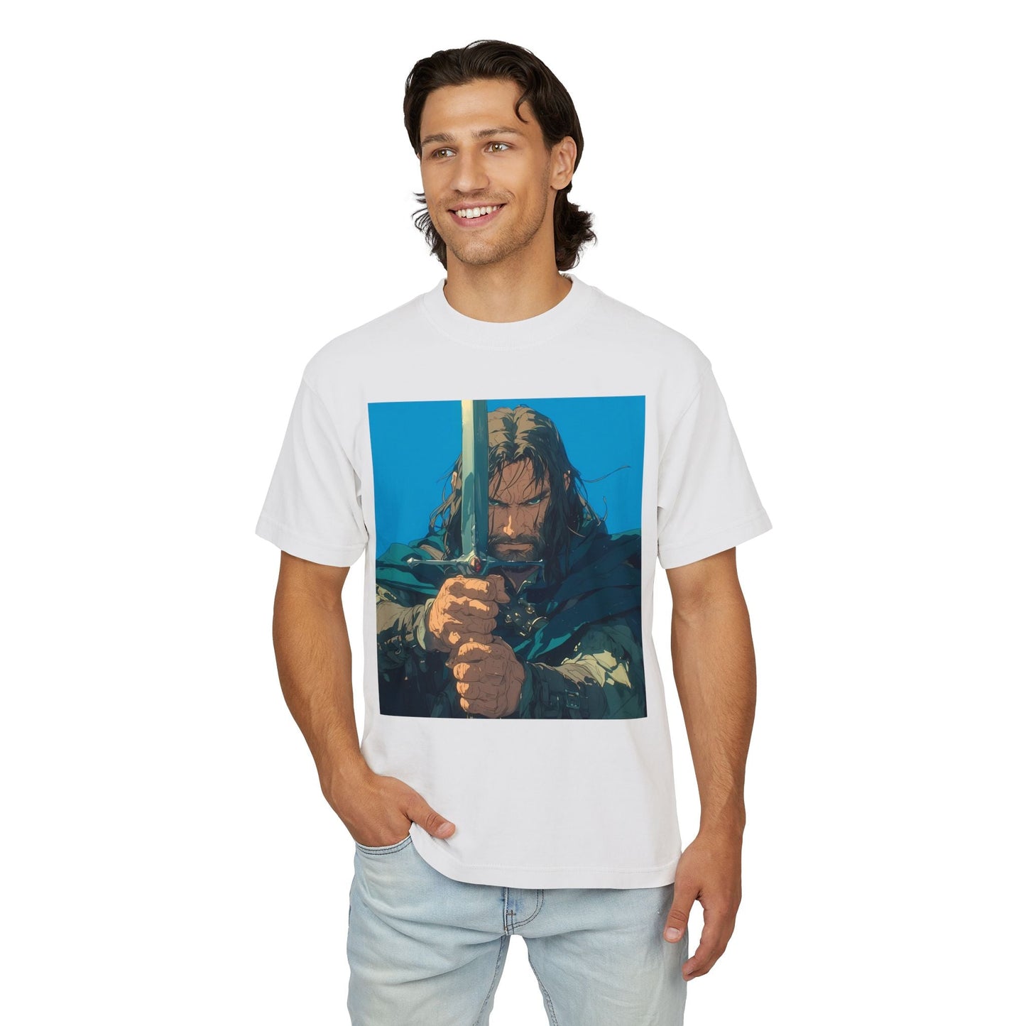 Camiseta de anime Aragorn | Camiseta de película de fantasía | Camiseta de manga