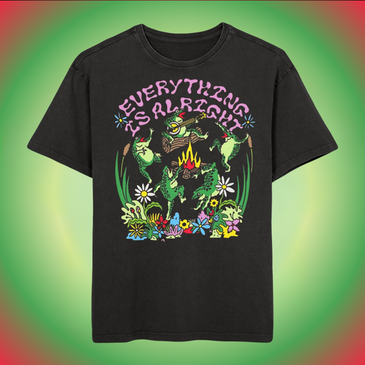 Doomed but Dancing Vintage Washed Heavyweight Oversized Tee