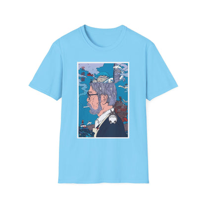 Under $25 Unisex Softstyle T-Shirt - Dreamer of Worlds - Anime Shirt | Fantasy Movie Shirt | Japanes