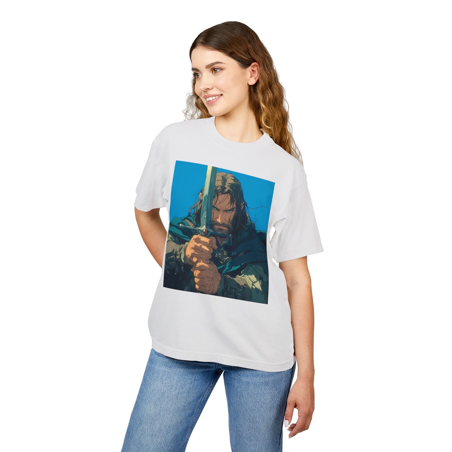 Camiseta de anime Aragorn | Camiseta de película de fantasía | Camiseta de manga