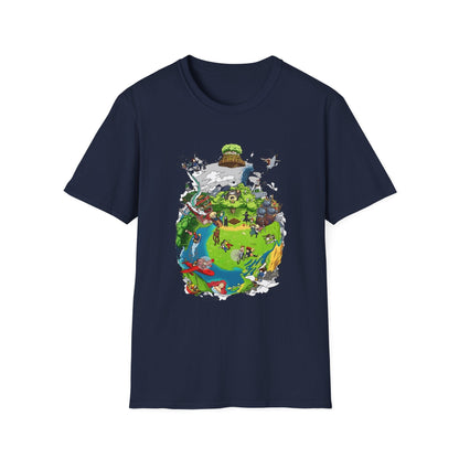 Under $25 Unisex Softstyle T-Shirt - Miyazaki's Dreamscape - Anime Shirt | Fantasy Movie Shirt | Jap